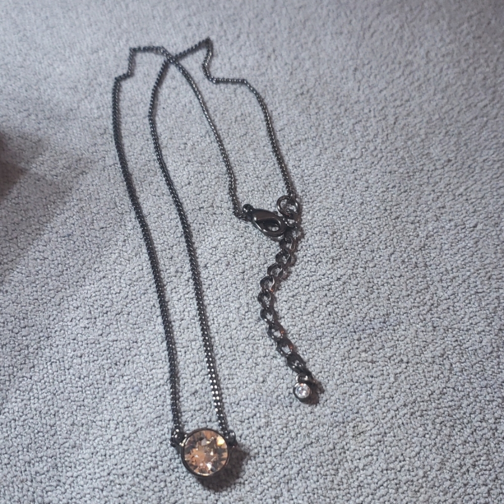 givenchy rose pave and charcoal chain